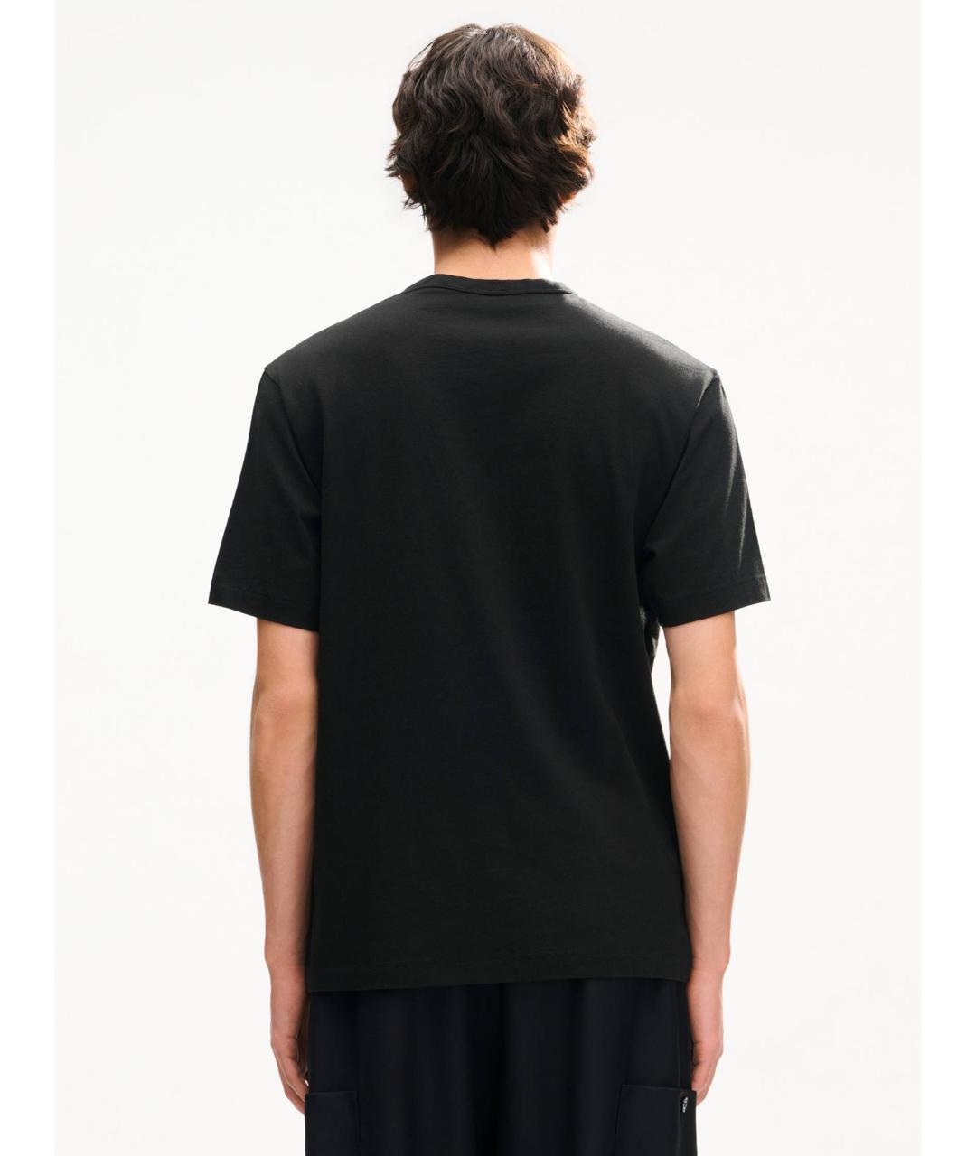 KENZO Черная хлопковая футболка, фото 3