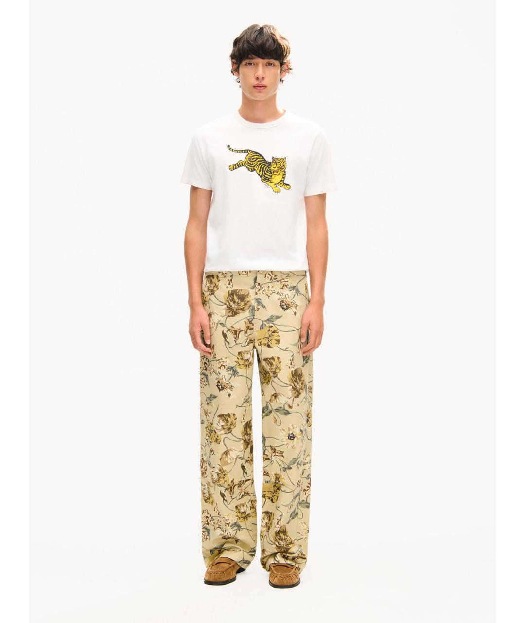 KENZO Белая хлопковая футболка, фото 4