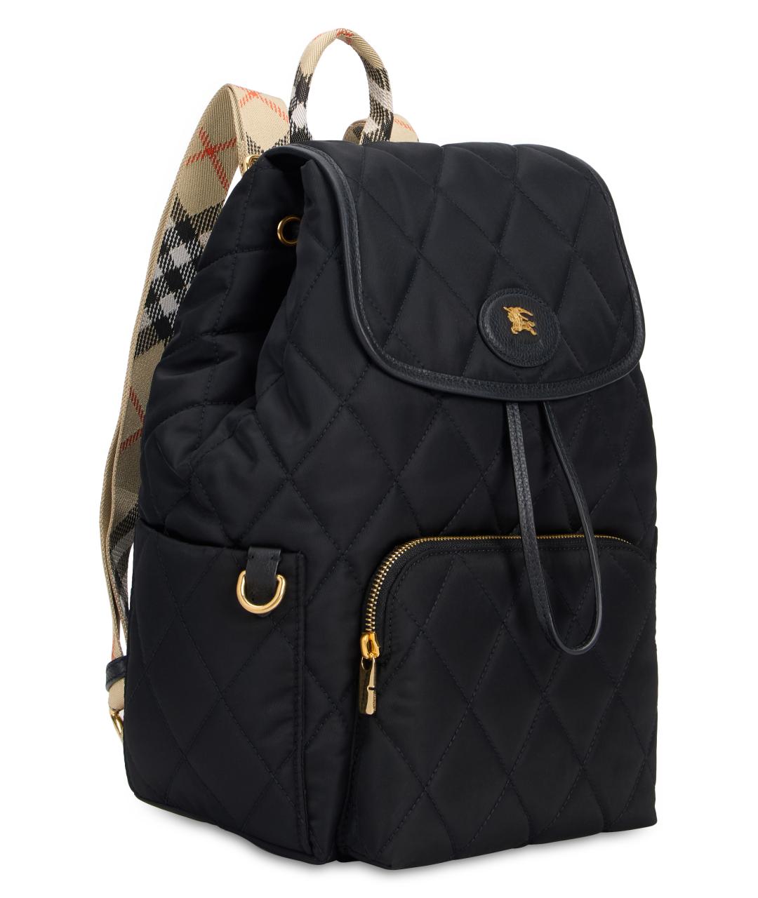 BURBERRY Черный нейлоновый рюкзак, фото 3