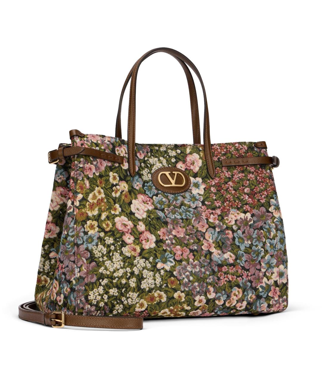 VALENTINO Мульти жаккардовая сумка тоут, фото 3