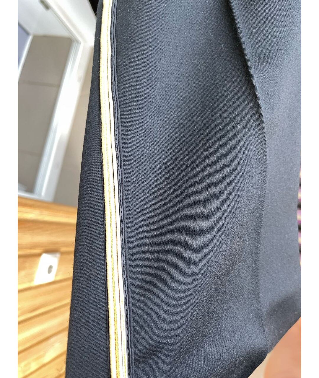 BALMAIN Черные шерстяные брюки широкие, фото 4