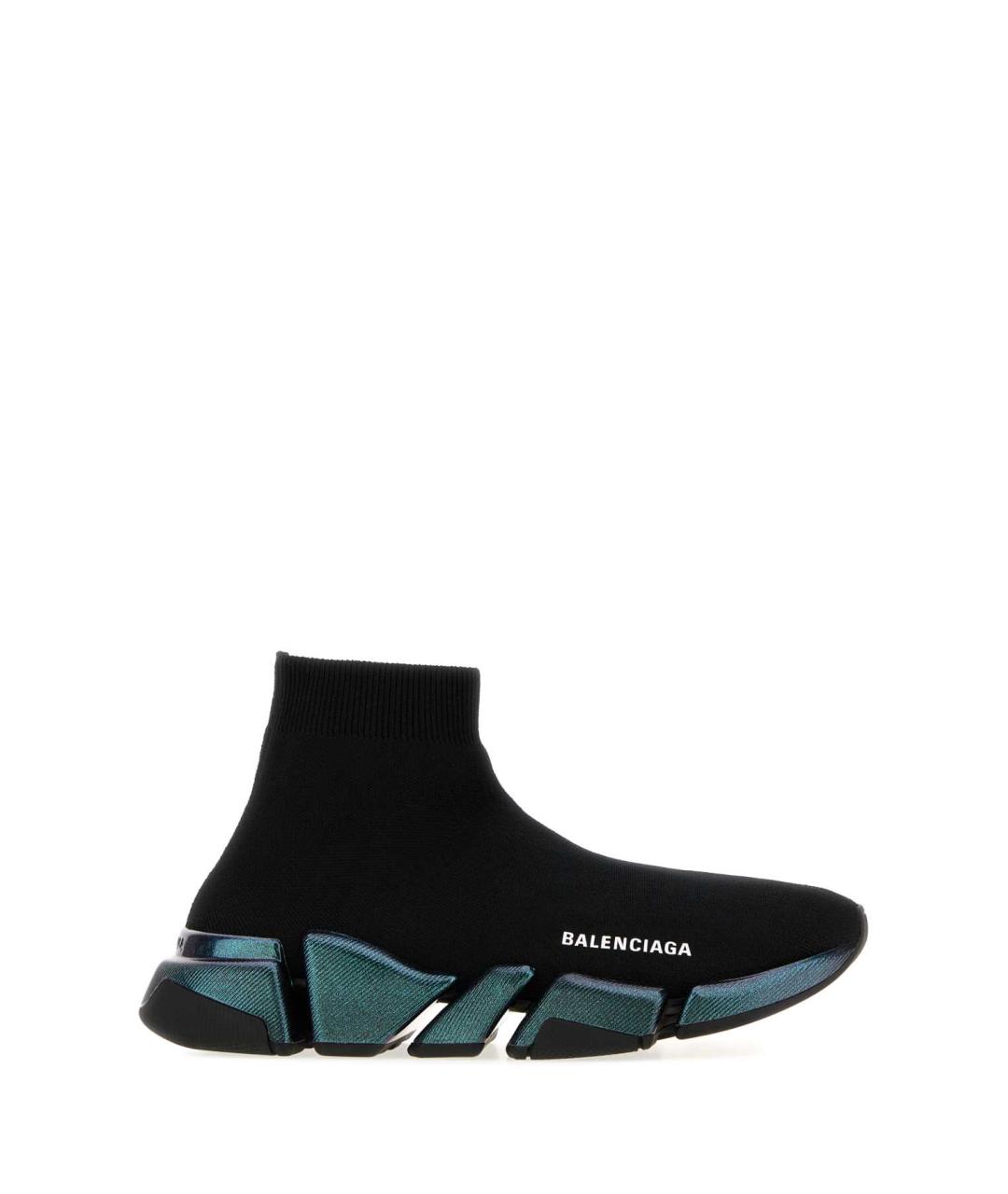 BALENCIAGA Черные текстильные кроссовки, фото 1