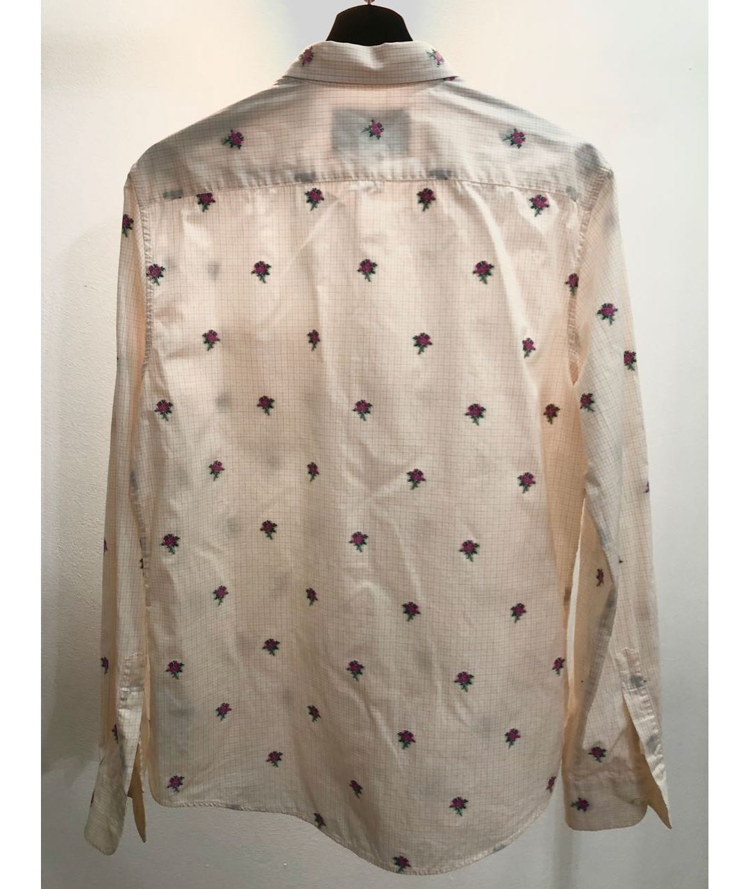 GUCCI Розовая хлопковая кэжуал рубашка, фото 2