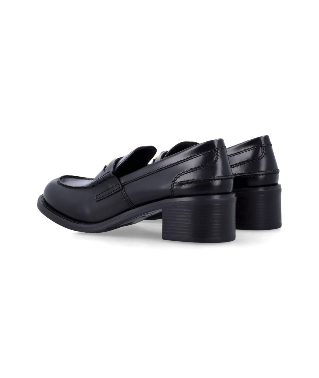 MIU MIU Черные кожаные лоферы, фото 3