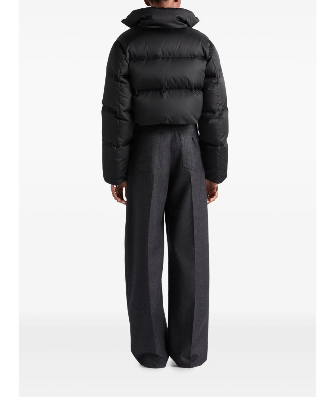 PRADA Черная полиамидовая куртка, фото 4