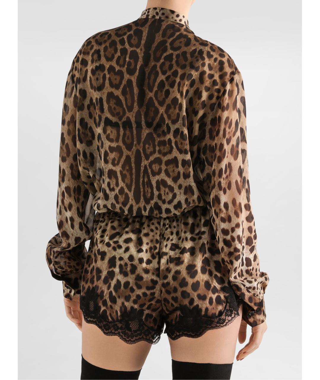 DOLCE&GABBANA Мульти шелковая блузы, фото 3