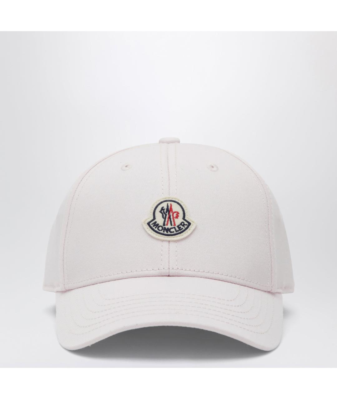 MONCLER Розовая хлопковая шапка, фото 4