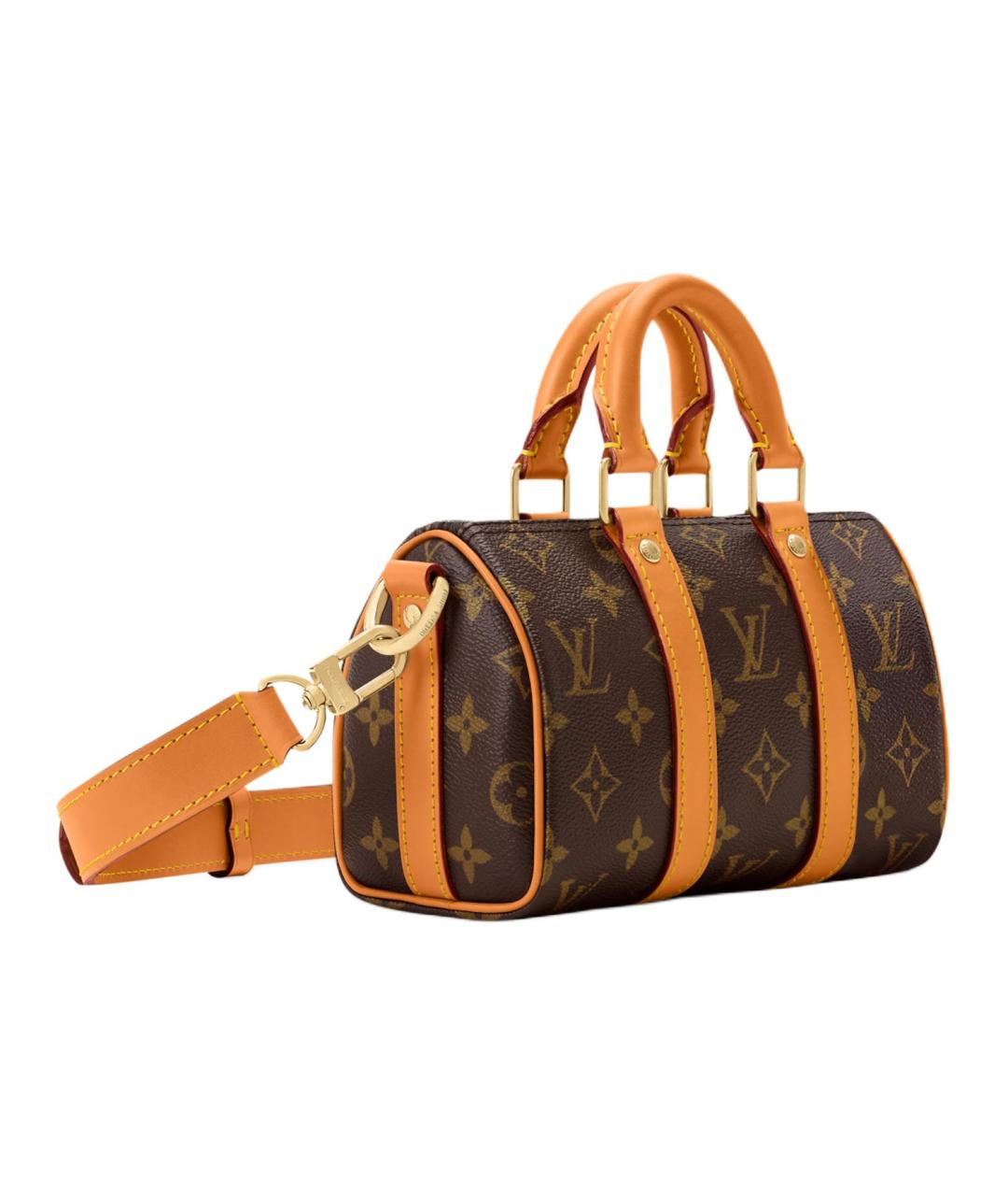 LOUIS VUITTON Коричневая сумка через плечо из канвы, фото 2