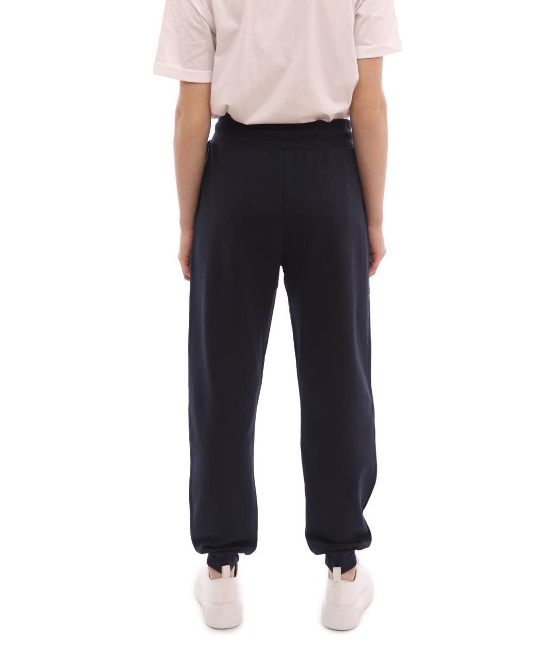 ARMANI EXCHANGE Темно-синие хлопковые прямые брюки, фото 5