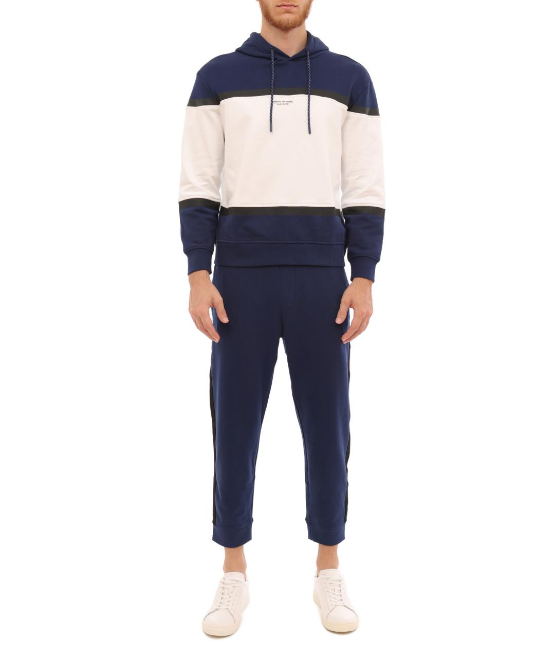 ARMANI EXCHANGE Синие повседневные брюки, фото 6