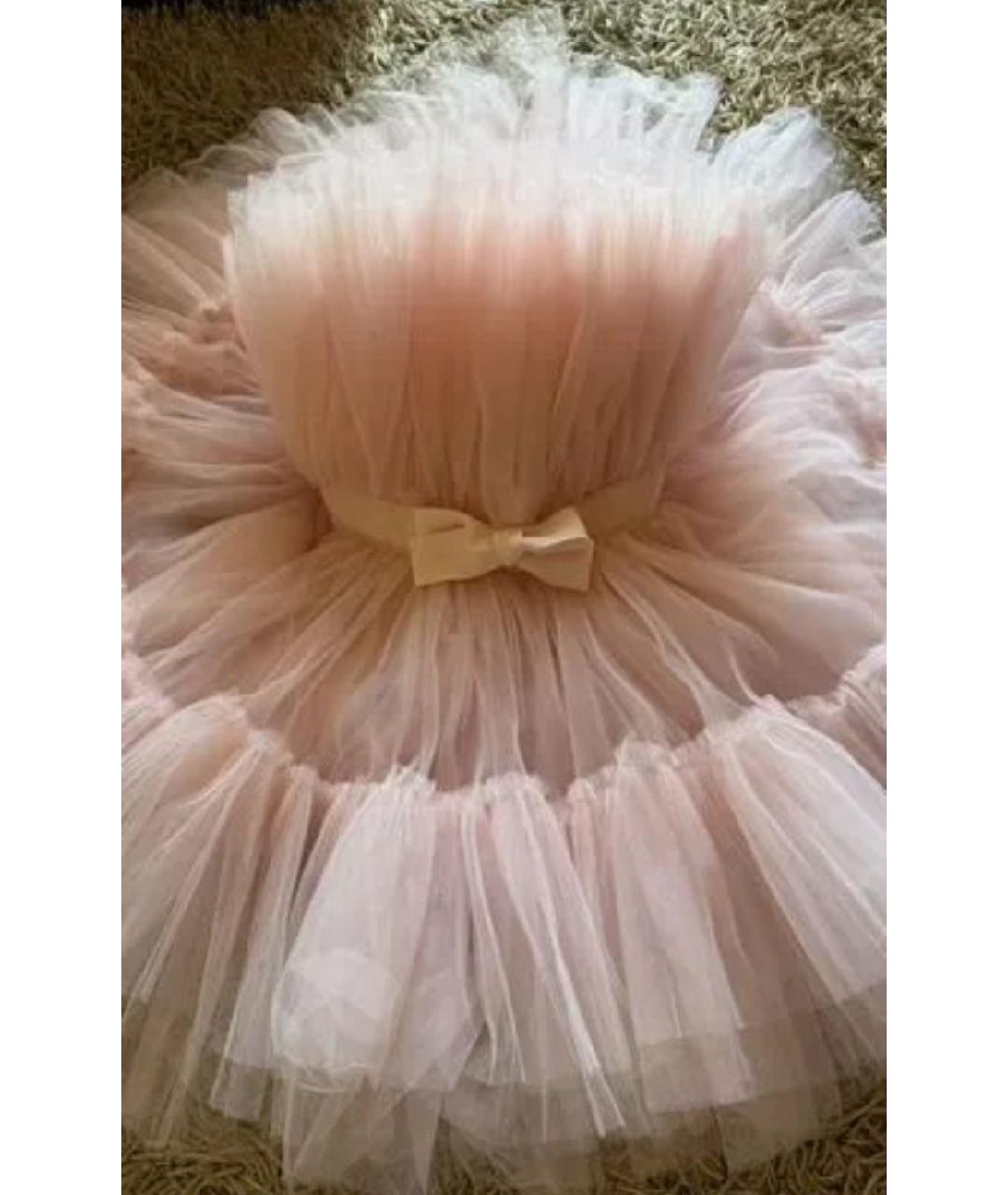 GIAMBATTISTA VALLI Розовое коктейльное платье, фото 6
