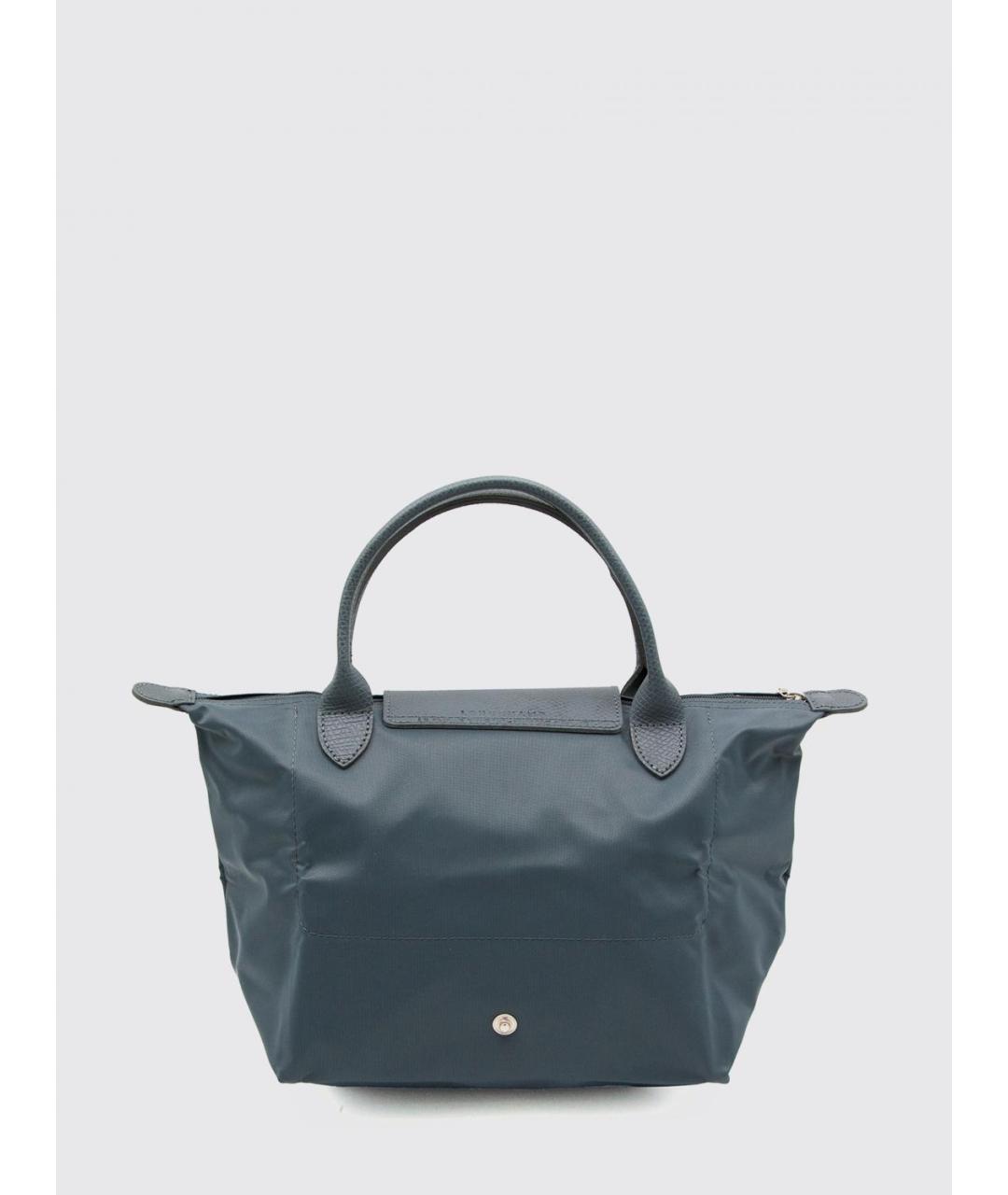 LONGCHAMP Антрацитовая сумка с короткими ручками, фото 2