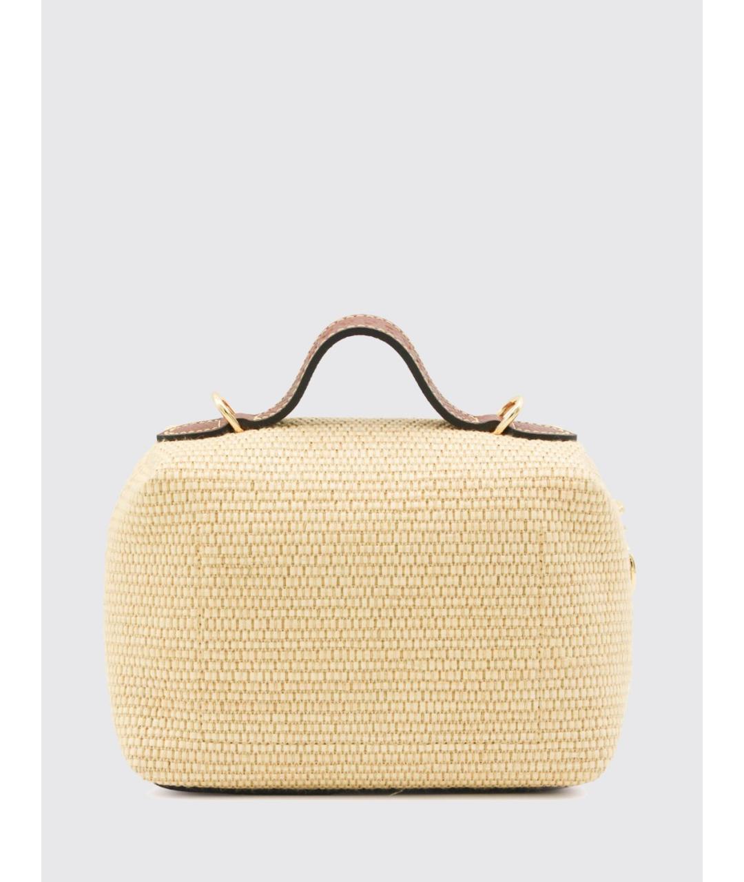 LONGCHAMP Коричневая плетеная сумка через плечо, фото 2