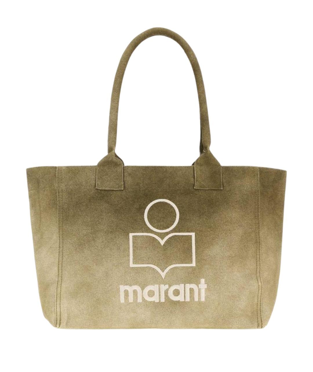 ISABEL MARANT Хаки сумка тоут, фото 1