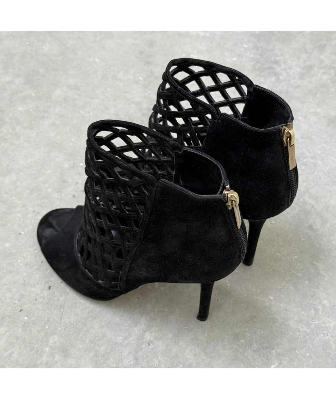 JIMMY CHOO Черные замшевые ботильоны, фото 3
