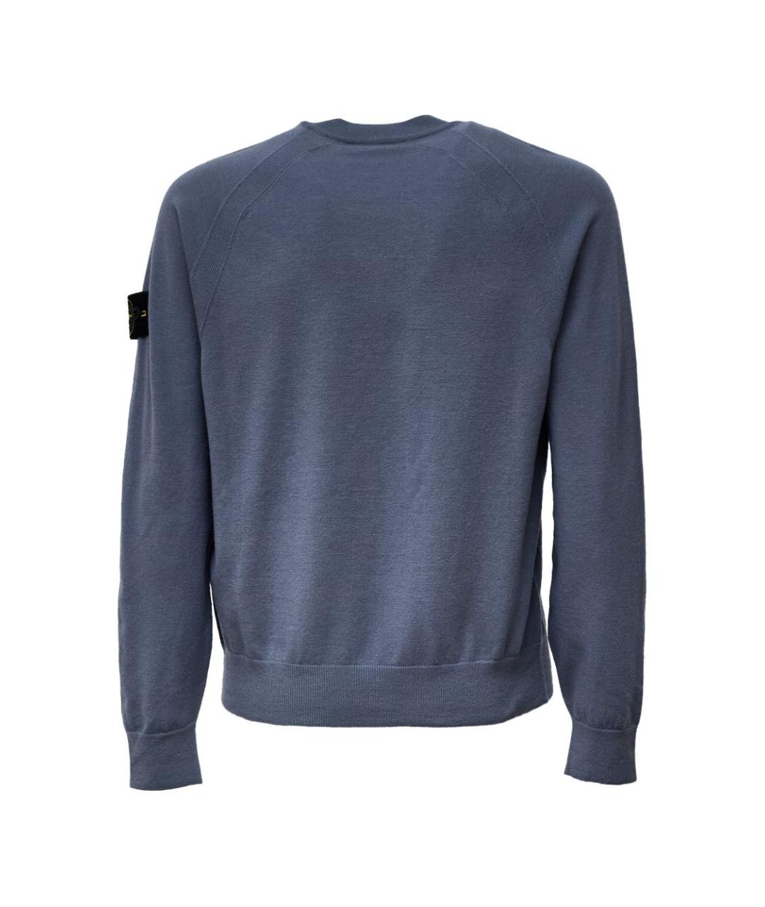 STONE ISLAND Серый шерстяной джемпер / свитер, фото 4