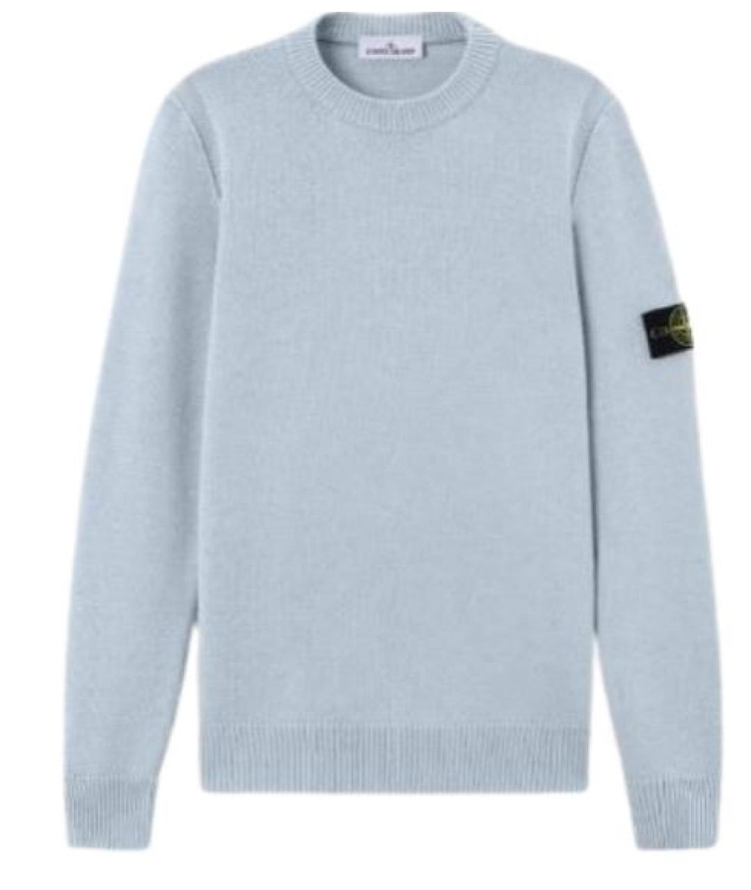 STONE ISLAND Серый шерстяной джемпер / свитер, фото 1