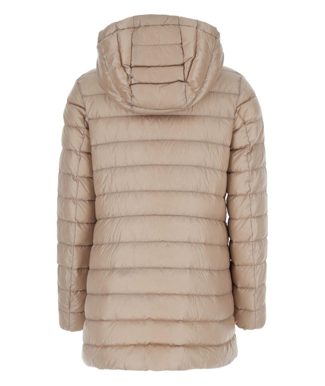 MONCLER Бежевая полиамидовая куртка, фото 2