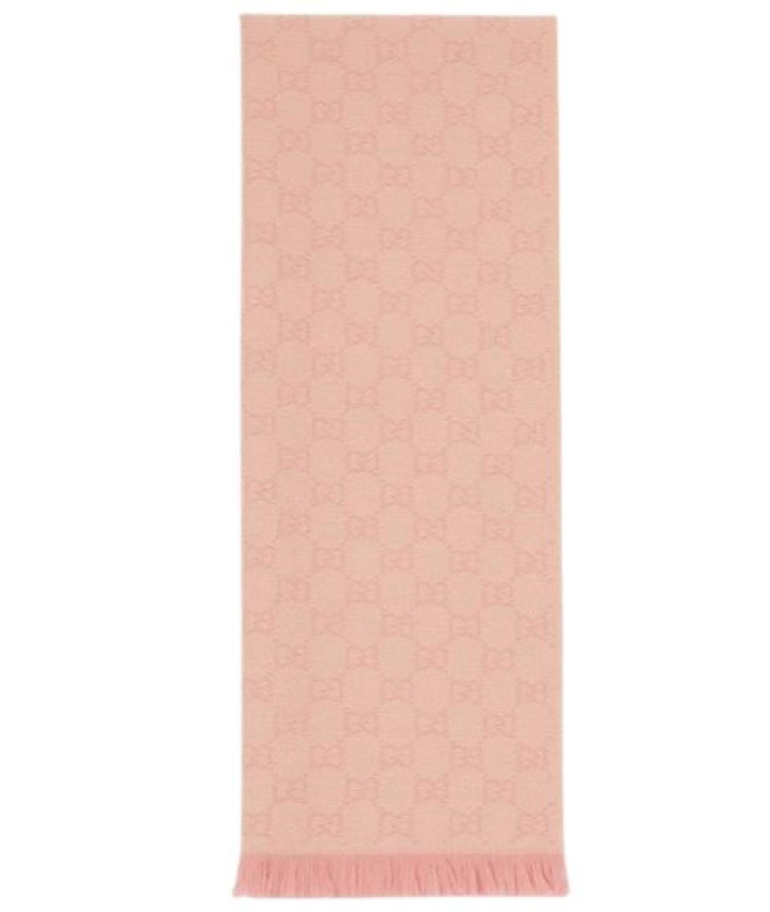 GUCCI Розовый шарф, фото 3