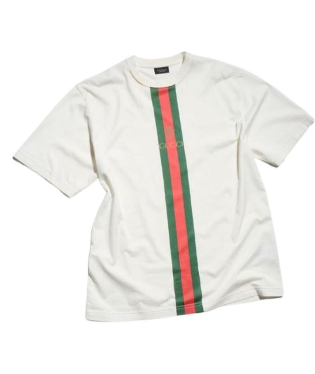 GUCCI Белая футболка, фото 1