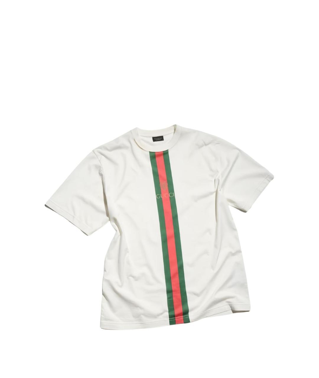 GUCCI Белая футболка, фото 3