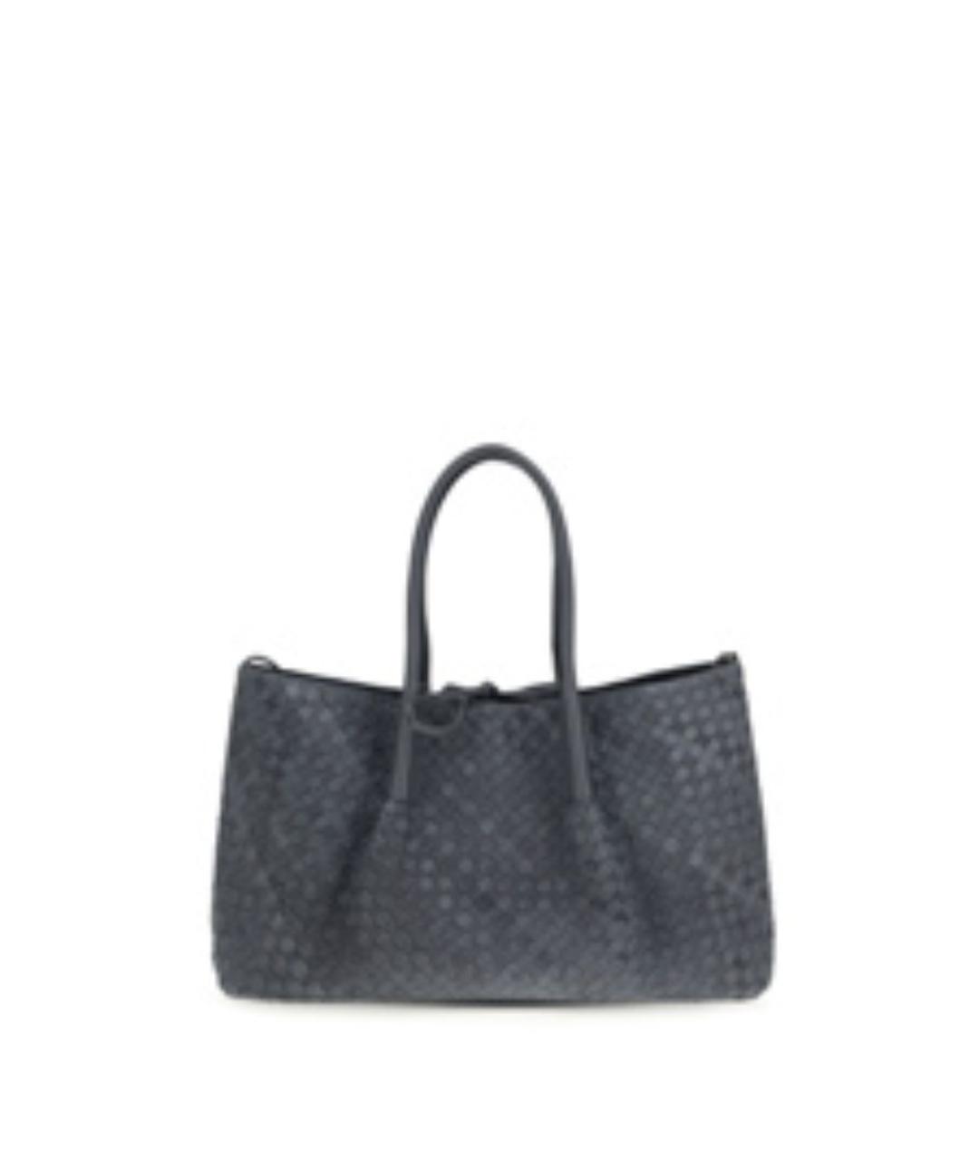 BOTTEGA VENETA Голубая замшевая сумка тоут, фото 3