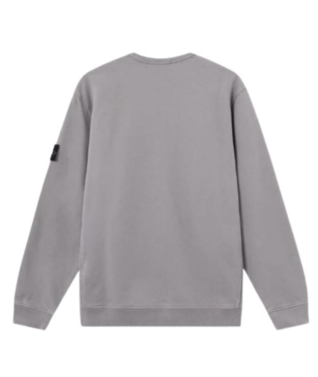 STONE ISLAND Серый шерстяной джемпер / свитер, фото 2