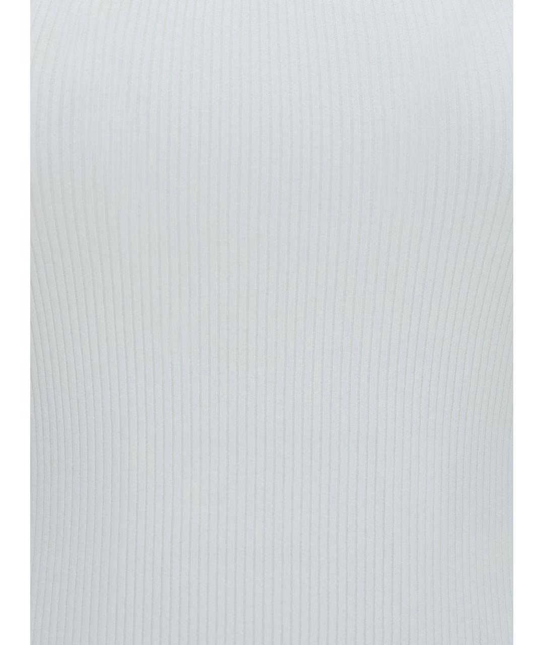 MAX MARA Белая вискозная майка, фото 3