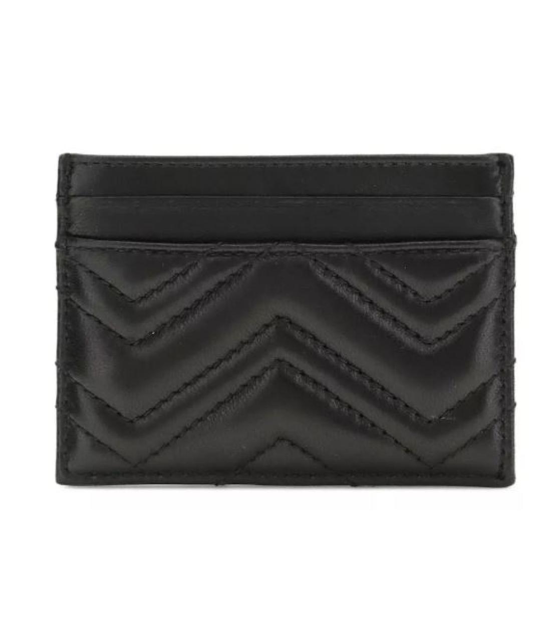 GUCCI Черный кожаный кардхолдер, фото 2