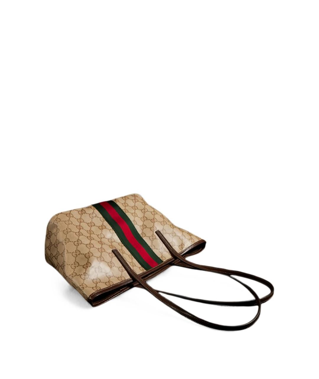 GUCCI Бежевая канва сумка тоут, фото 4