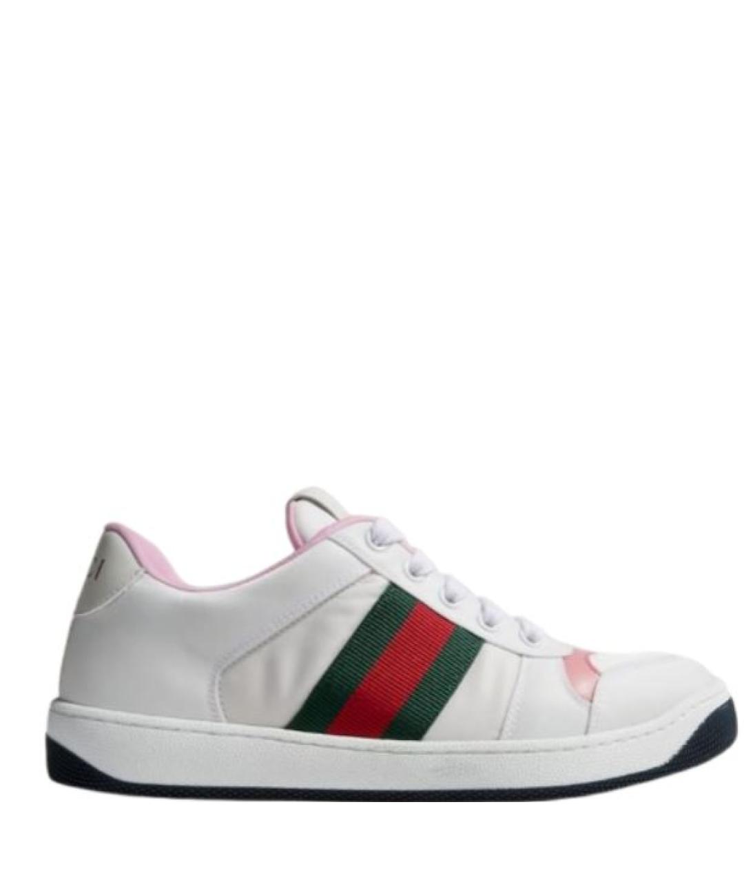 GUCCI Белые кроссовки, фото 3