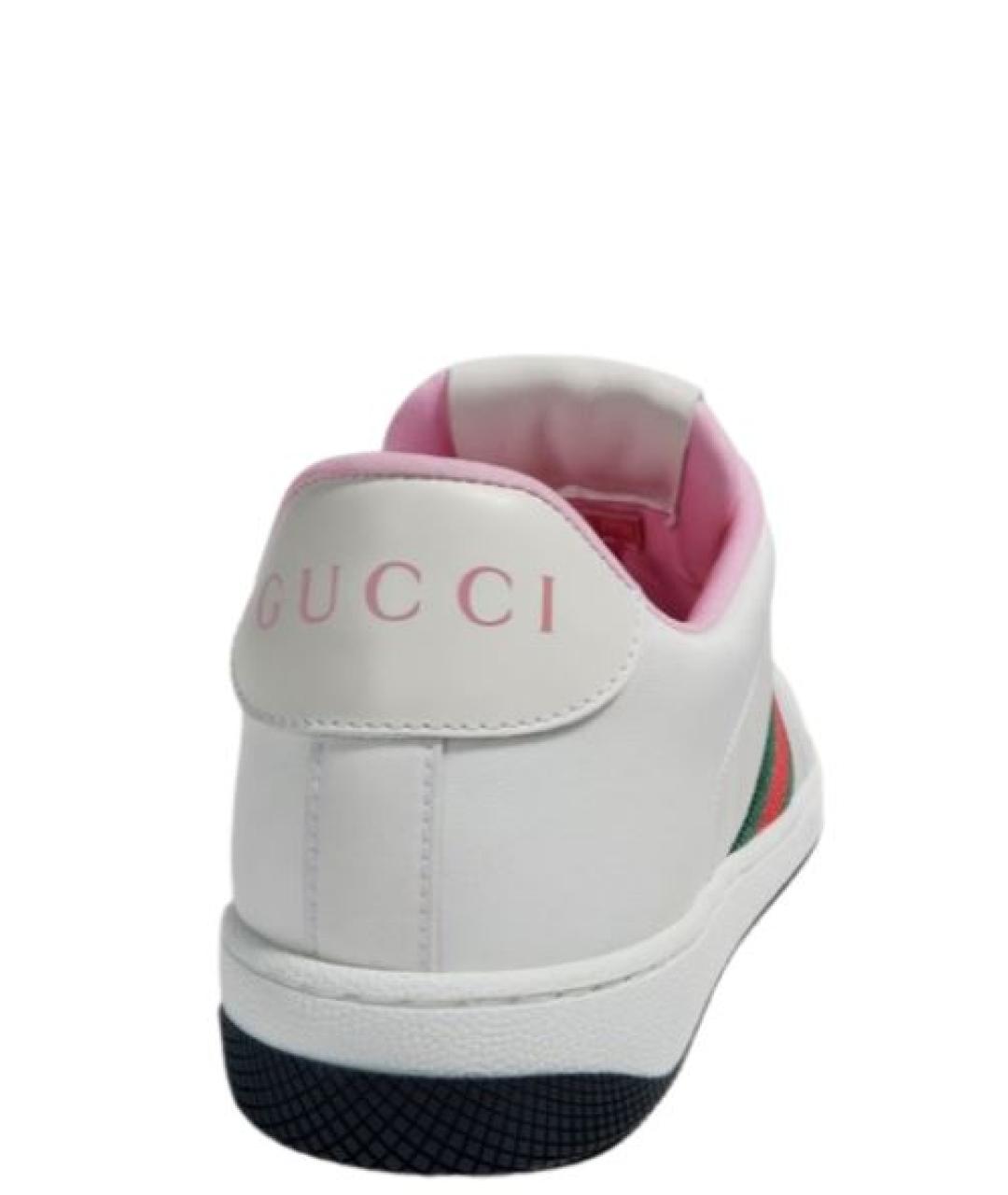 GUCCI Белые кроссовки, фото 2