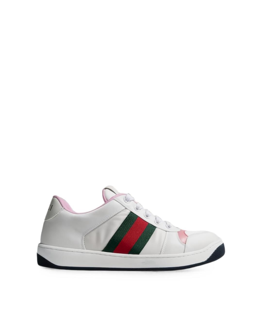 GUCCI Белые кроссовки, фото 1