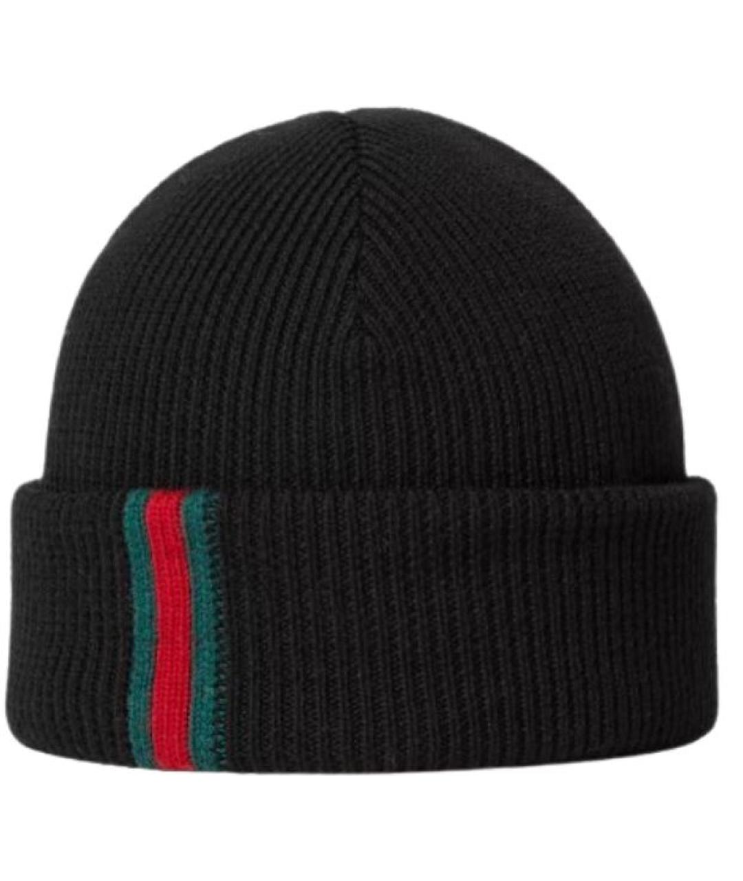 GUCCI Черная шапка, фото 2