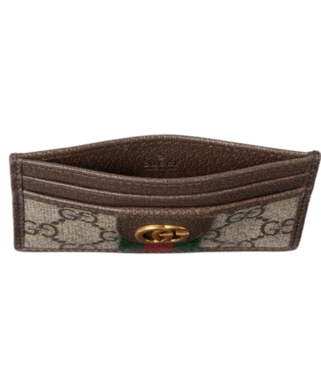 GUCCI Коричневый кардхолдер, фото 2