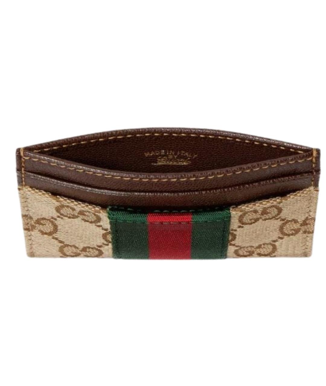 GUCCI Бежевый кардхолдер, фото 2