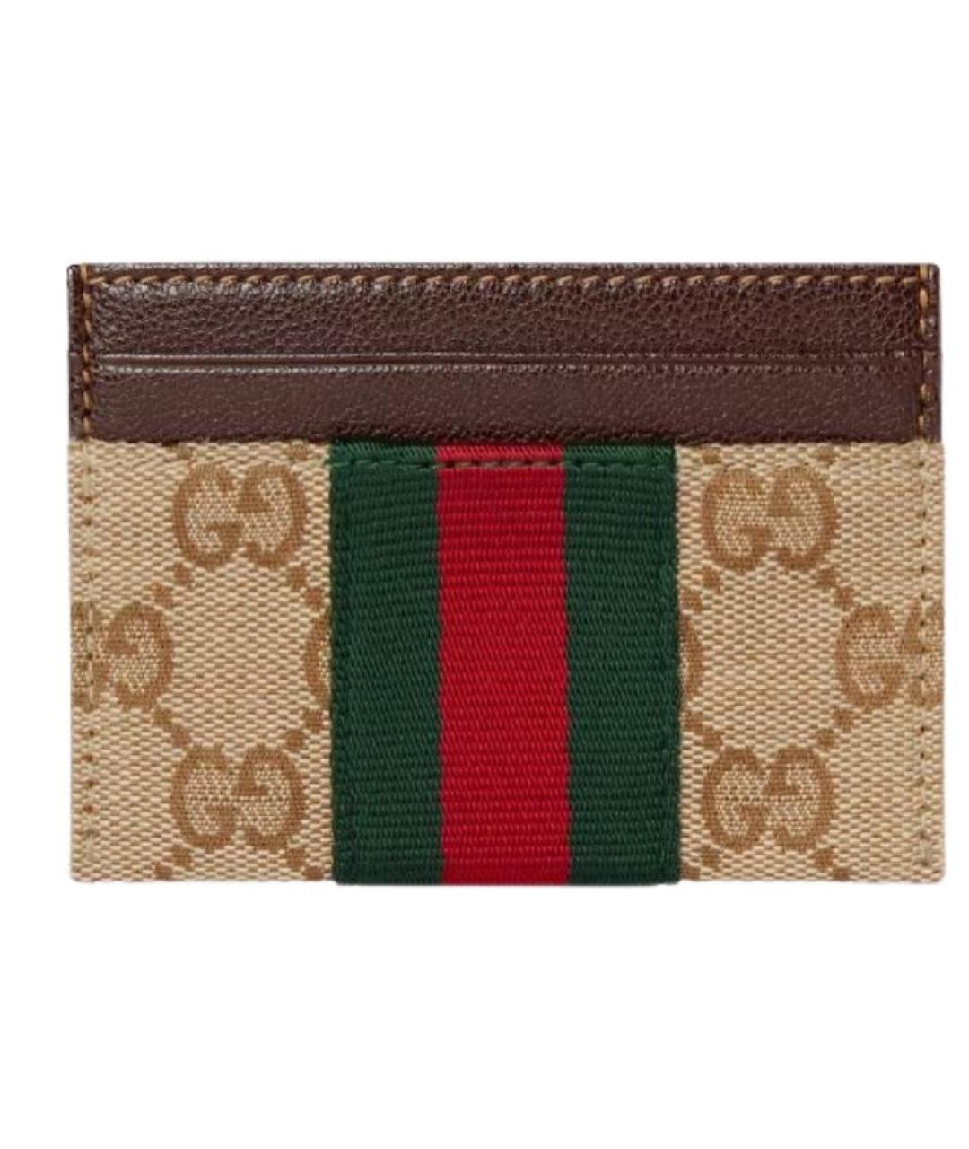 GUCCI Бежевый кардхолдер, фото 1