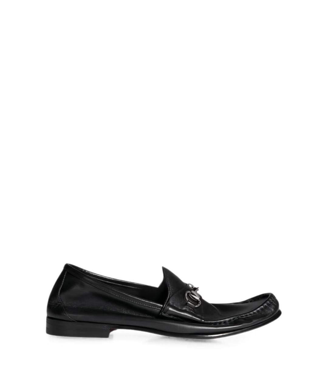 GUCCI Черные кожаные лоферы, фото 3