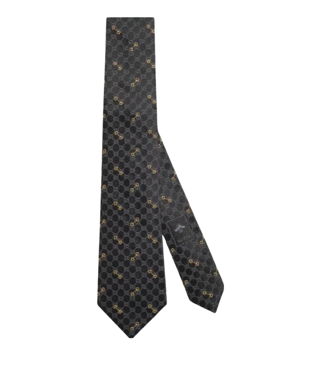 GUCCI Черный галстук, фото 1