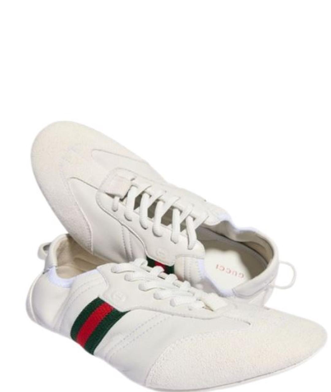 GUCCI Белые кроссовки, фото 2