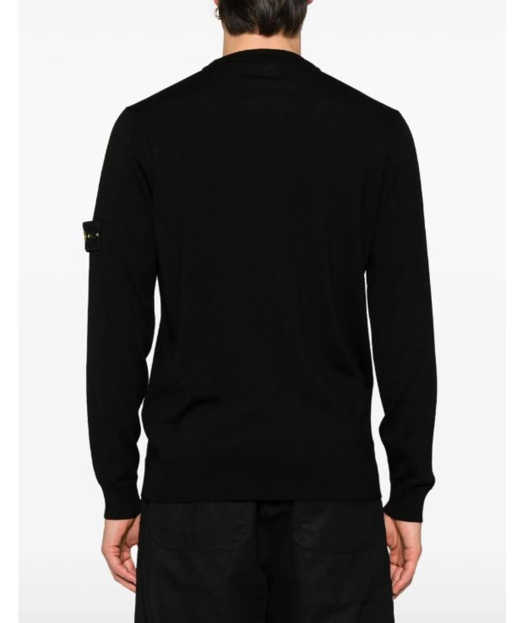 STONE ISLAND Черный джемпер / свитер, фото 2