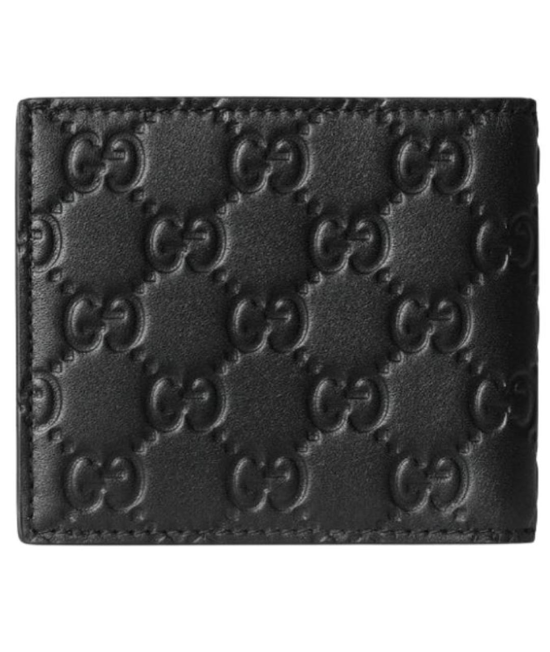 GUCCI Черный кожаный кошелек, фото 3