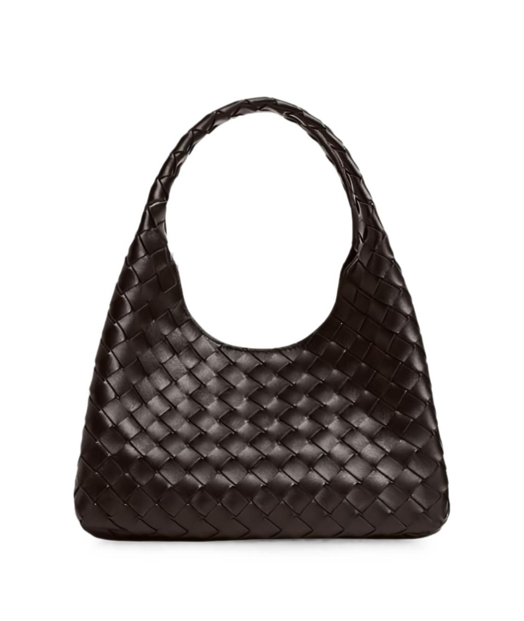 BOTTEGA VENETA Коричневая кожаная сумка тоут, фото 3