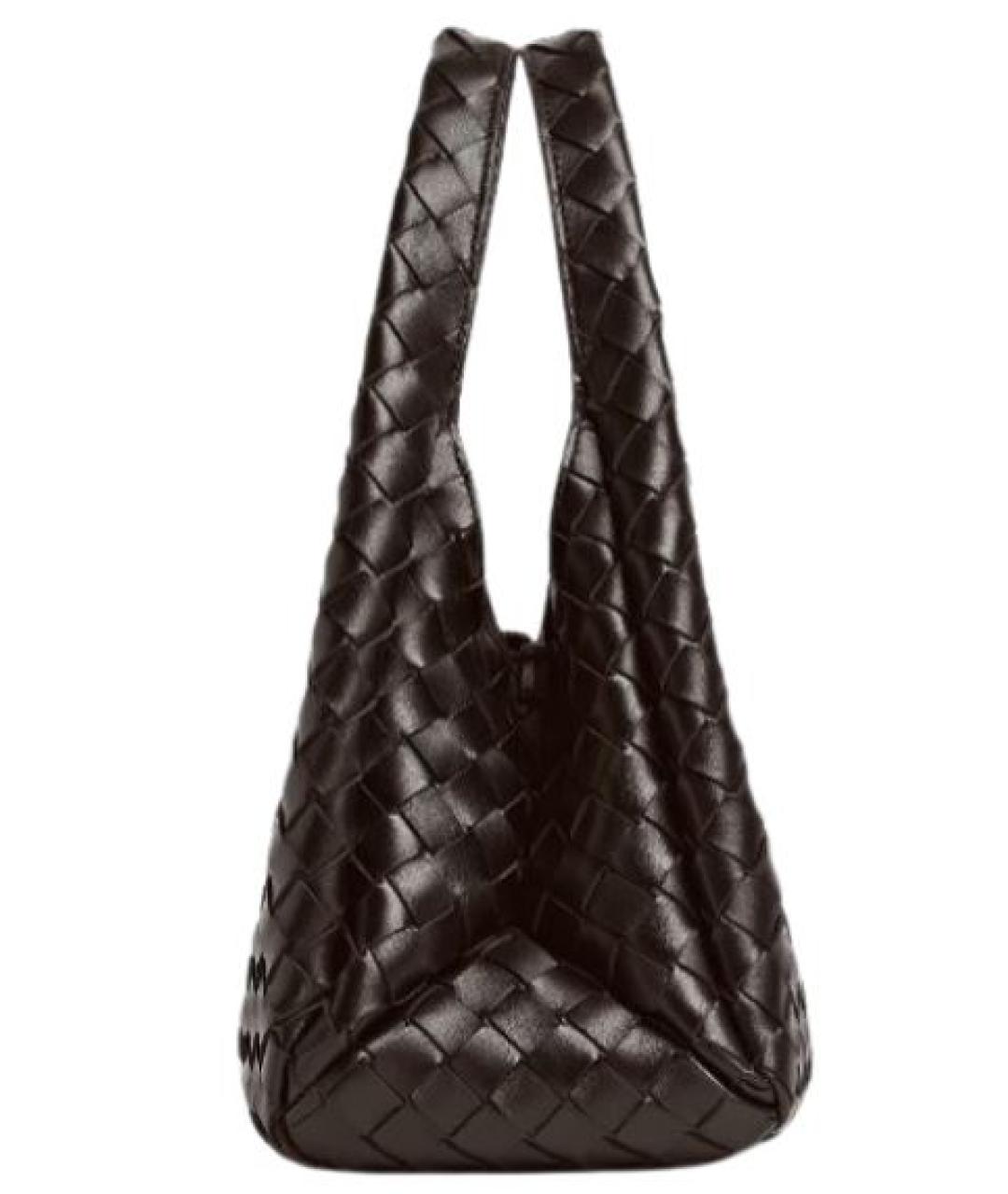 BOTTEGA VENETA Коричневая кожаная сумка тоут, фото 2
