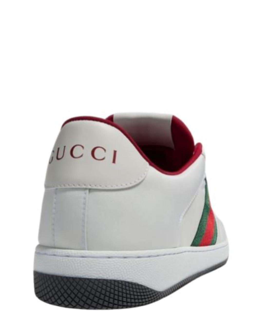GUCCI Белые низкие кроссовки / кеды, фото 2
