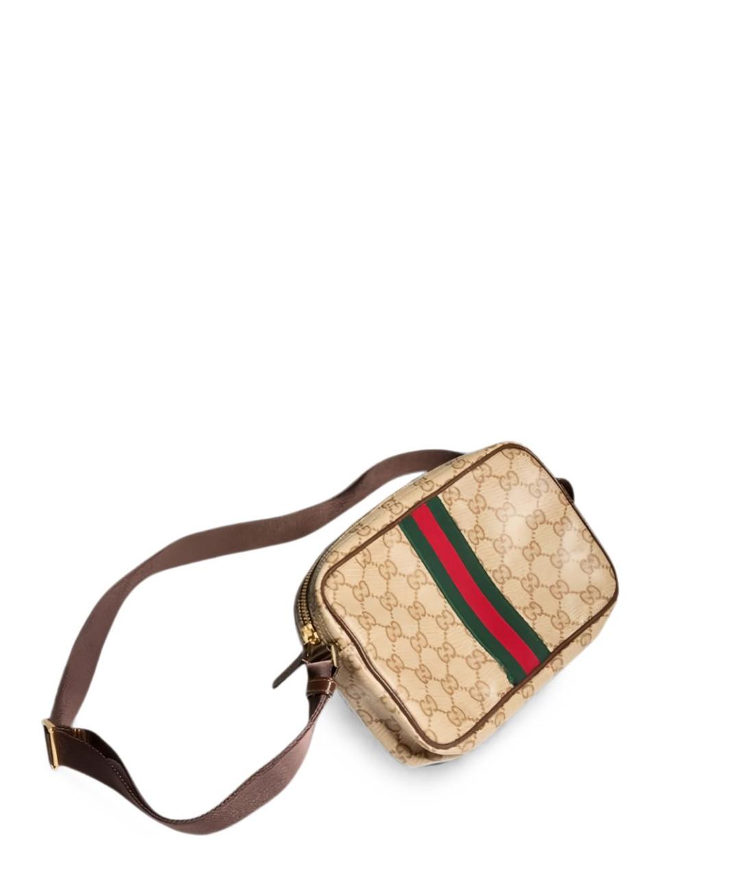 GUCCI Бежевая канва сумка на плечо, фото 4