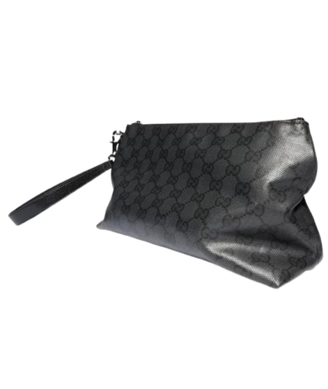 GUCCI Черная канва барсетка, фото 2