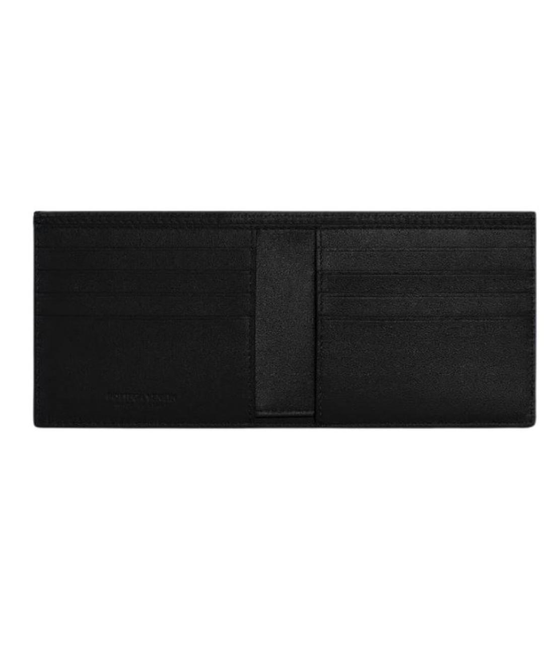 BOTTEGA VENETA Черный кожаный кошелек, фото 2