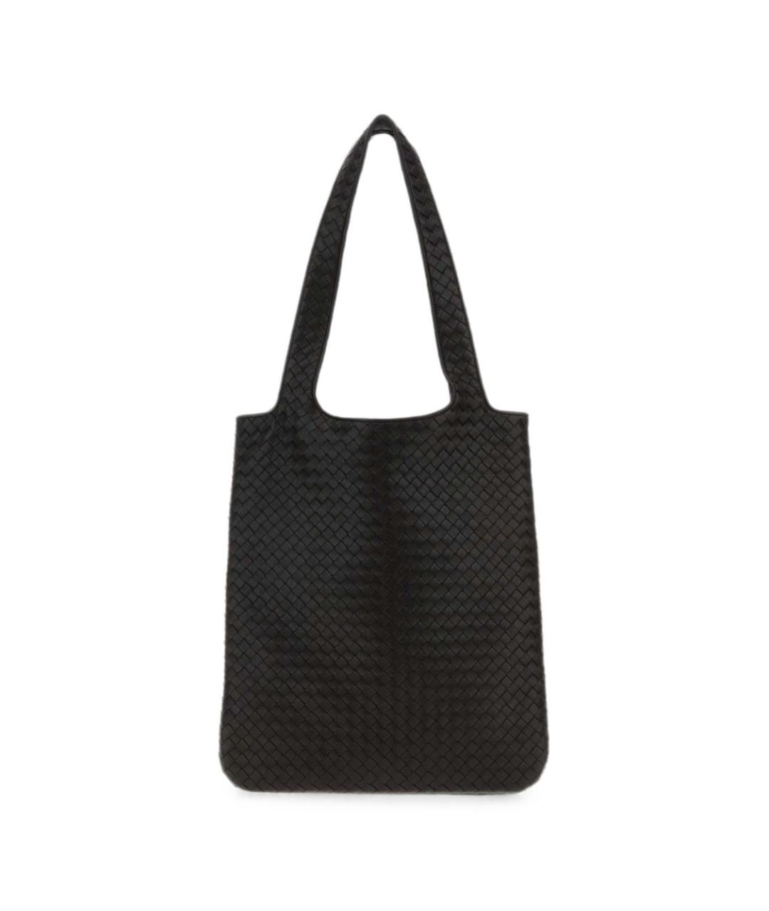 BOTTEGA VENETA Коричневая кожаная сумка тоут, фото 4
