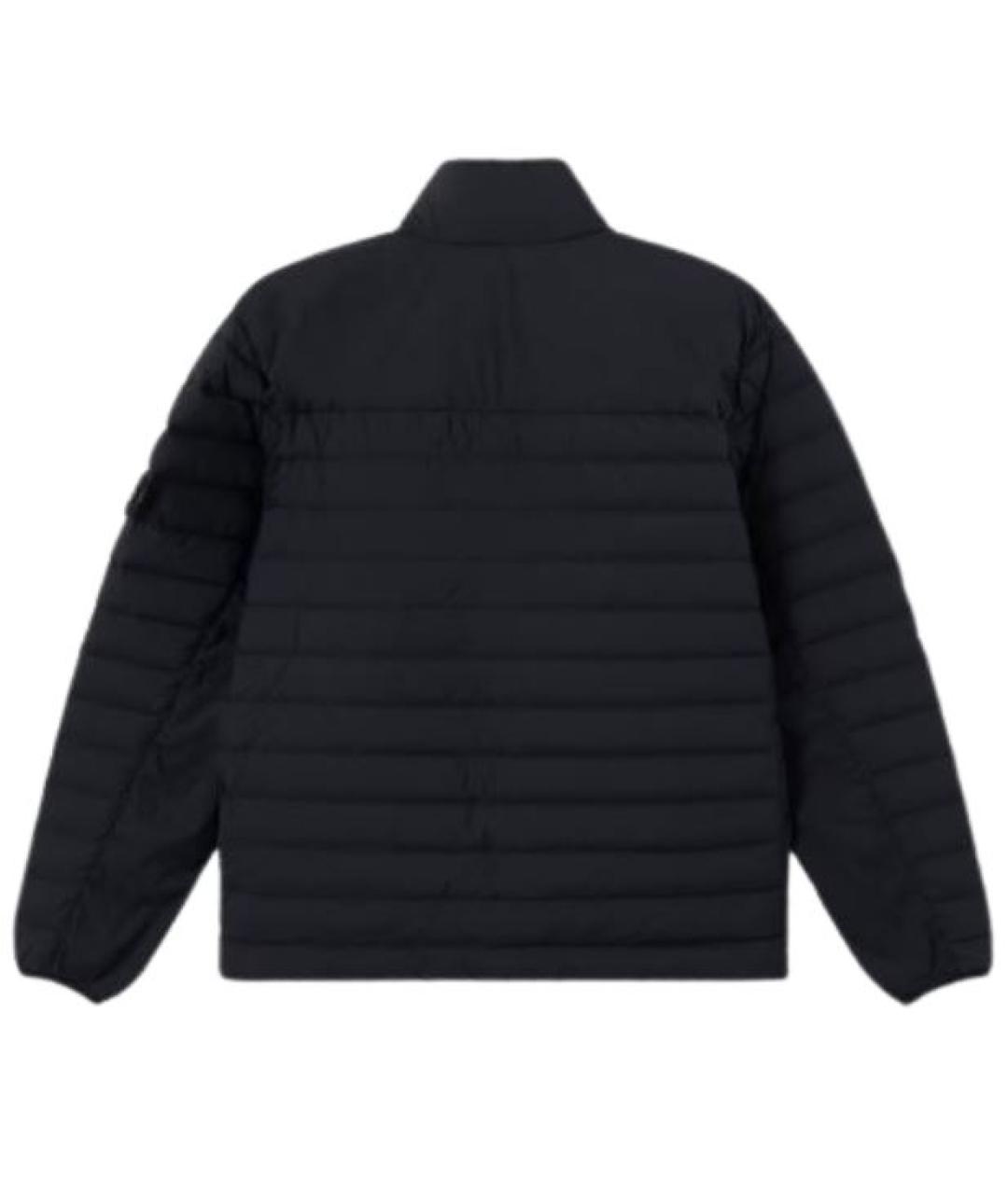 STONE ISLAND Черная полиамидовая куртка, фото 2